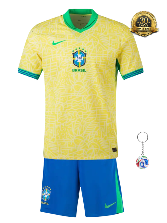 Kids Brazil Home Kit 2024/2025