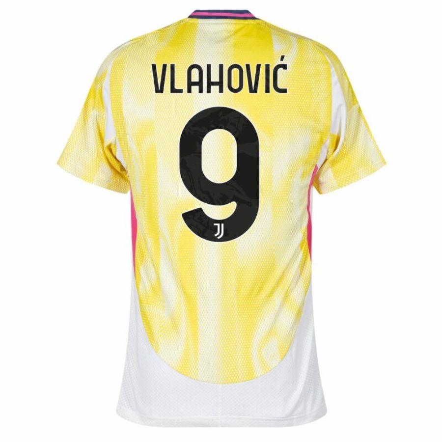 Juventus Away 2024/25 Patches UCL UEFA Foundation (Official Printing)